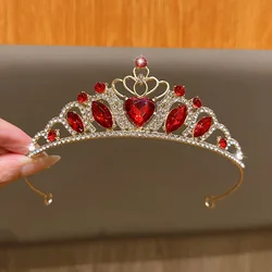 Versatile, Fashionable, and Elegant Gold Red Crown (1pc)