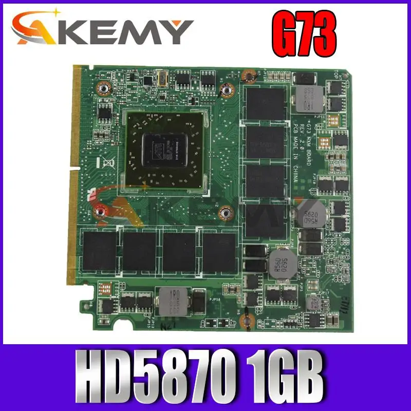 Оригинальная видеокарта G73 _ MXM HD5870 1 ГБ 216-0769008 для ASUS G73J G73JH Laptopo VGA материнская