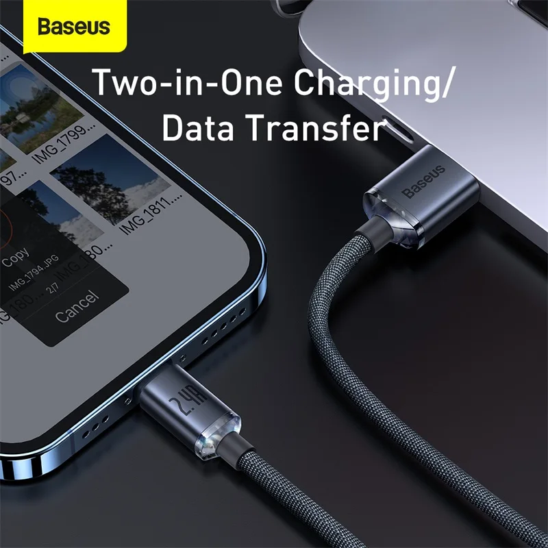 Baseus 2.4A Fast Charging USB Cable