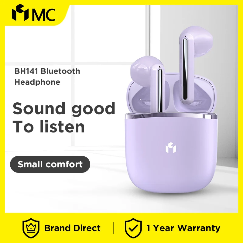 Mc Bh141 Wireless Bluetooth Headphone Women Headset Stereo Bluetooth 5.