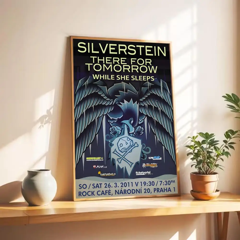 Post-Hardcore-Poster der kanadischen Band S-Silverstein, Wandkunstdruck, Poster, dekoratives Wandbild, Heimdekoration, Geschenk, ungerahmt – Detail 17