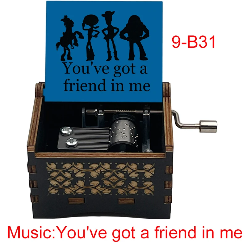 You've Got A Friend In Me anime Music Box Holiday Gifts for kids toy Children Bedroom Decorative Ornaments 6