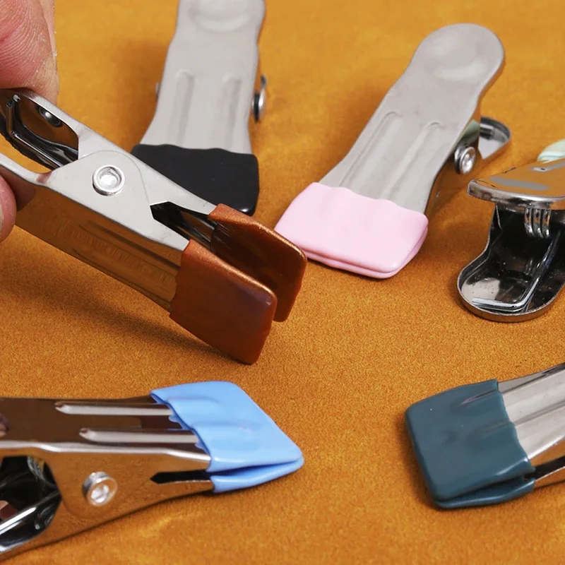 10PCS Multi-purpose Clip Leather Cloth Fixation Clamp Clothespin Seamless Fabric Fixed Clips DIY Leather Tools