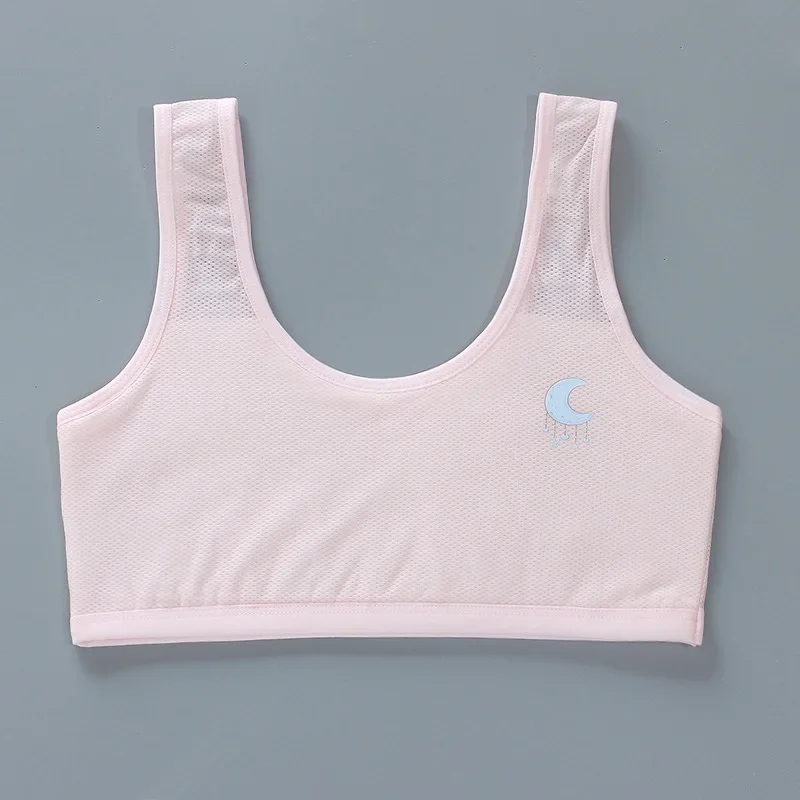 Girls Bra Cotton Tops Sports Bras Without Bones School Students Underwear  Teens Crop Top 12 Years Old Clothes For Teenagers