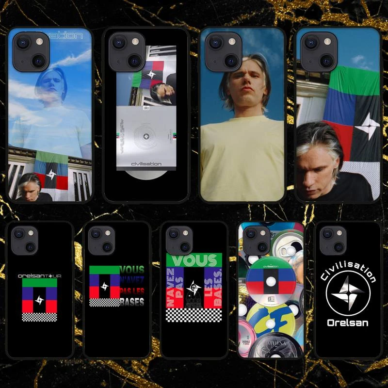 13 case Orelsan Rapper Phone Case For iPhone 11 12 Mini 13 Pro XS Max X 8 7 6s Plus 5 SE XR Shell 13 case