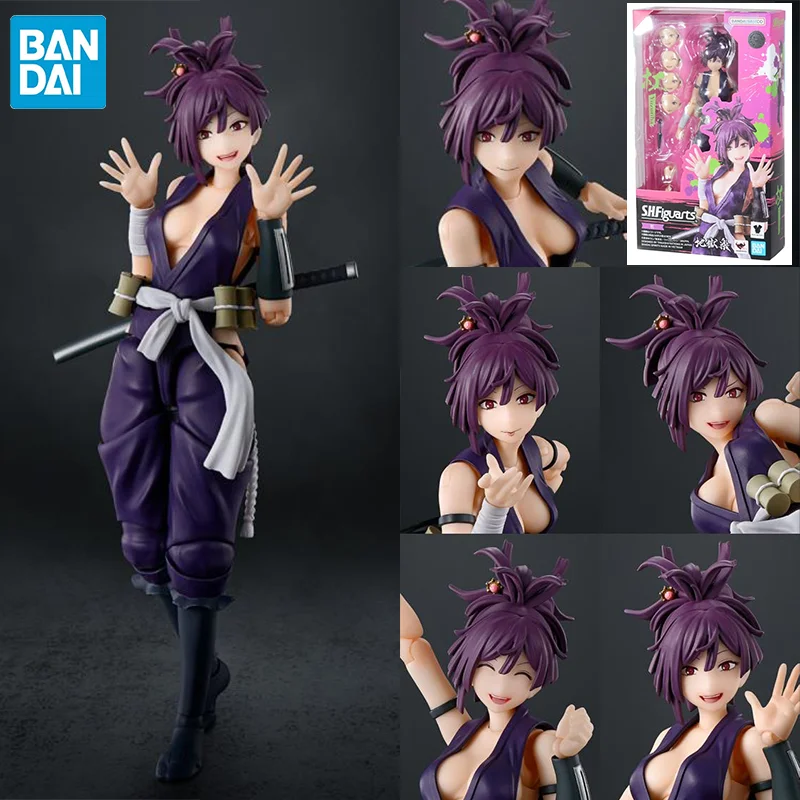 

100% In Stock Original Bandai S.H.Figuarts Hell's Paradise Jigokuraku SHF Yuzuriha Anime Action Figures Model Toys