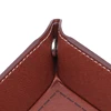 Creative Folding Tray PU Leather Valet Trinket Collapsible Phone Key Wallet Coin Desktop Storage Sundries Box Bins Accessories 4