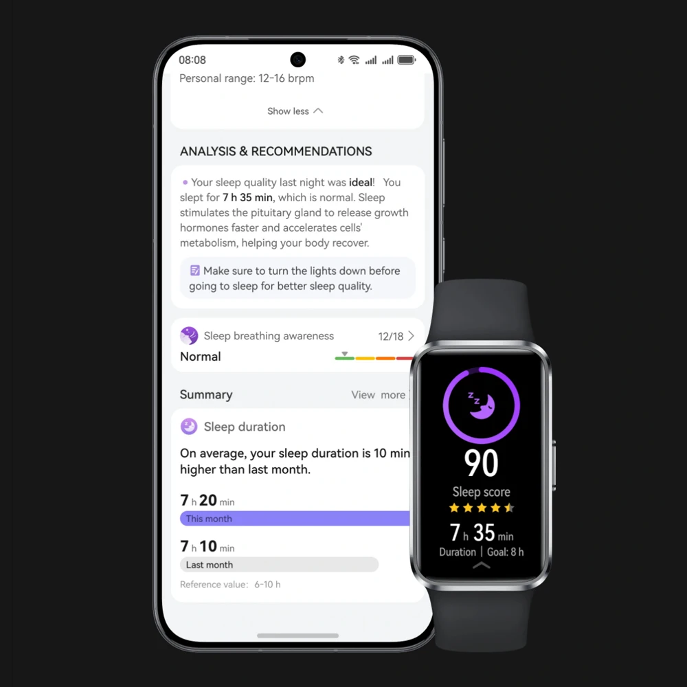 Huawei Band 10,Global Version Smartwatch,Compatible with IOS