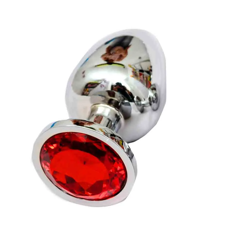 Backyard plug anal hitch Crystal colour metal backyard stainless steel plug anal hitch