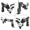 VEVOR Micro Inlaid Mirror Multi-directional Micro-setting Microscope Jewelry Tools 0.7X-4.5X Super Clear Microscope Magnifier 4