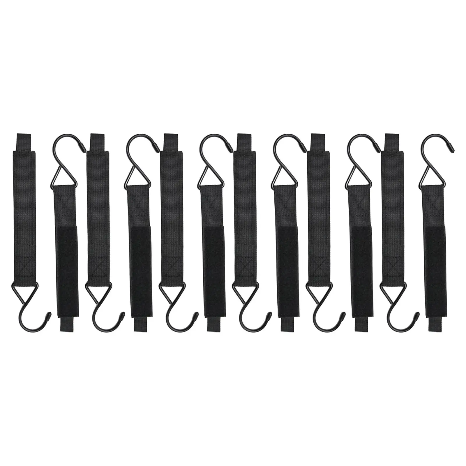 12x Ice Fishing Shelter Hooks Heavy Duty Multipurpose Lightweight Portable Coat Hooks for Lantern Gloves Camping Clothes Outdoor