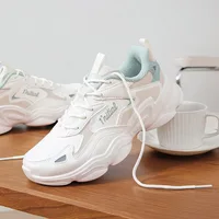 Chaussures de Course Rétro Classiques en Cuir pour Femme, Baskets Hydrofuge Polyvalentes, Anti-Baume, Semelle Souple, 682336761F, 361 2