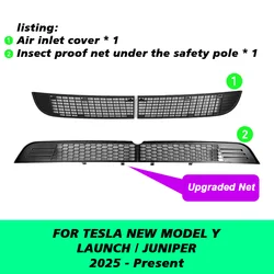 New Juniper Launch 2025 Car Lower Bumper Vent Grille Cover with Anti - Insect and Dust - Proof Protection - New 2 in 1 Kit