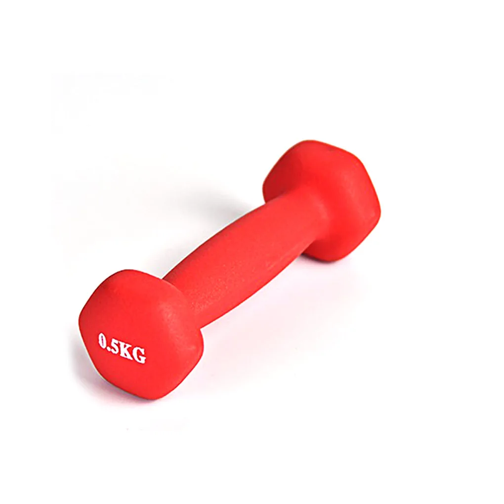 Neoprene Dumbbell Fitness Training with Non-Slide Hand Cast Iron Hand Bells Gym Yoga Exercise Weights Workout