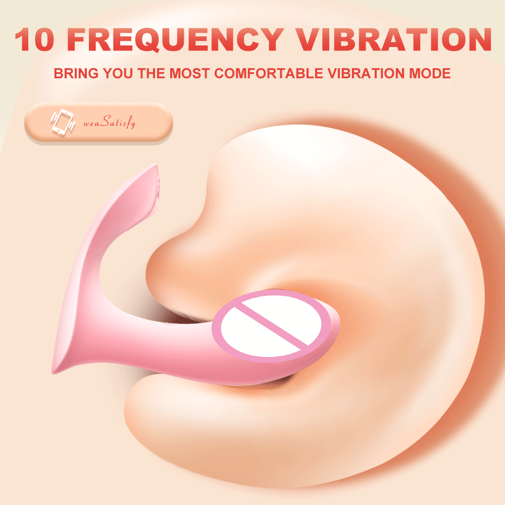 Frauen-Vibrator für kabellosen Bluetooth-Dildo, APP-Fernbedienung, tragbares vibrierendes Höschen, G-Punkt-Klitoris_voghion.com