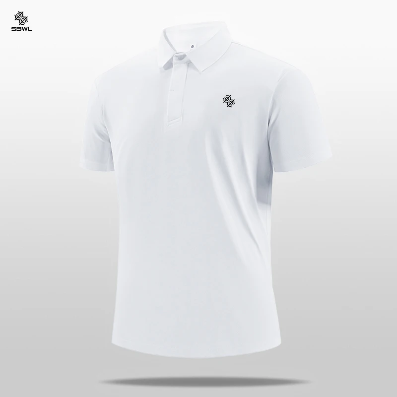 SBWL men's fashion 7 color business leisure high quality POLO shirt outdoor golf equestrian sports short sleeve POLO T-shirt Top 2