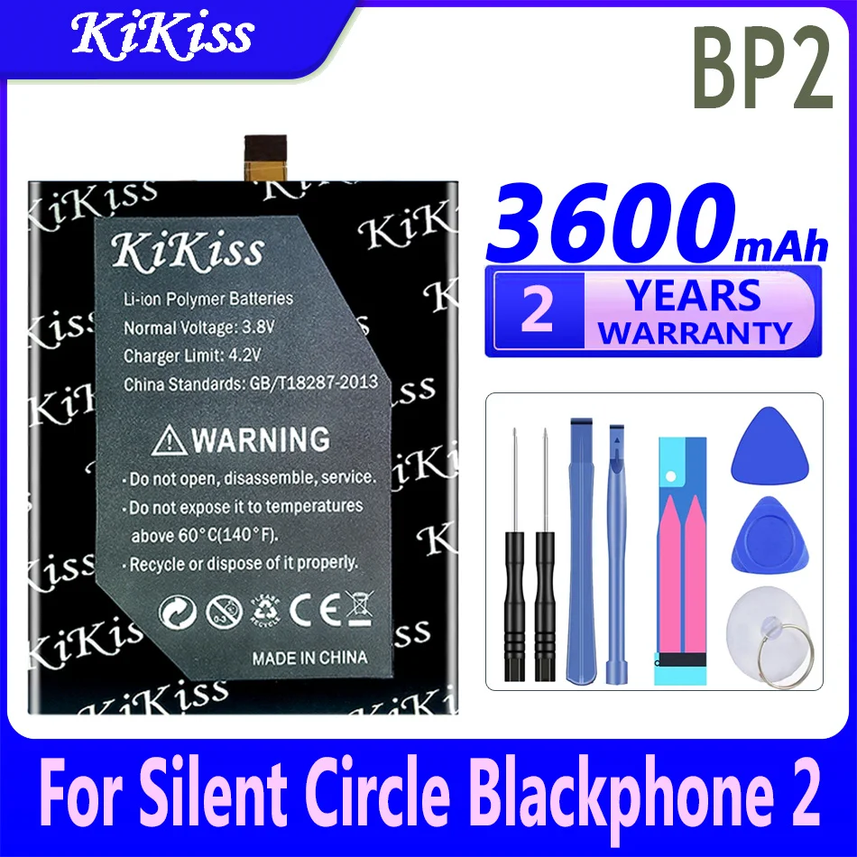 

3600mAh KiKiss High Capacity Battery BP2 For Silent Circle Blackphone2 Blackphone 2 Bateria