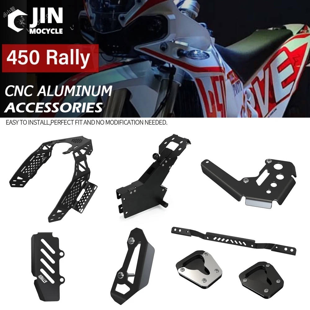 450 Rally Accessories Side Stand Enlarge Spotlight Bracket Front ...