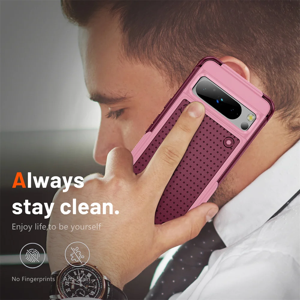 Luxury Military Grade Armor Shockproof Phone Case - Heavy Duty Full Protection PC+TPU Cover Bumper