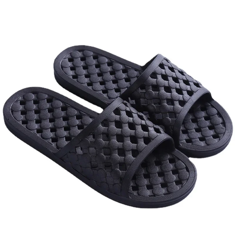 Women's Summer Indoor Bathroom Slippers Thick Bottom Anti-slip Shoes Couple Slippers For Home Floor Men's 5