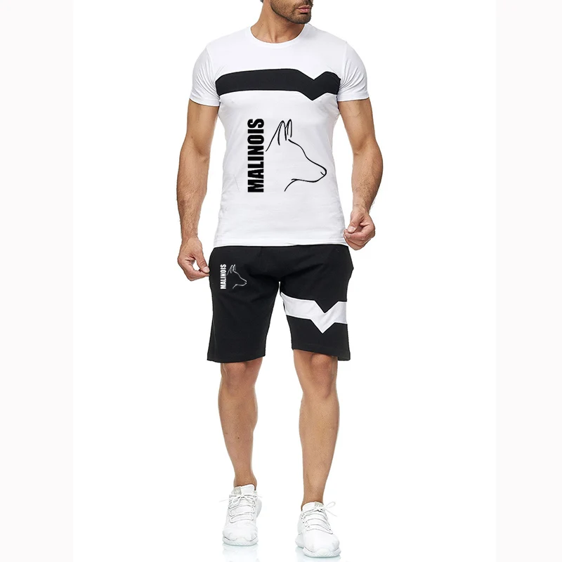 Silly dog Malino Belgium 2023 men's new Polo shirt printing comfortable short-sleeved cotton Harajuku shirt leisure sports T-shi
