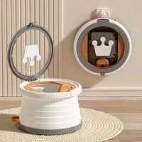 ABS Children's Portable Foldable Small Toilet for Outdoor Use Emergency Seat Toilet for Both Boys and Girls Travel Bedpan 1