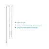 1Set Toilet Flapper Chain 22cm 26cm 3 Style Toilet Handle Lever Lift Flush Replacement 304 Stainless Steel Toilet Repairing Part 5