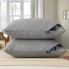 2 Pcs Hilton Pillow Support Cervical Vertebra To Help Sleep Single Home Does Not Collapse Pillow Core 48x78cm 2