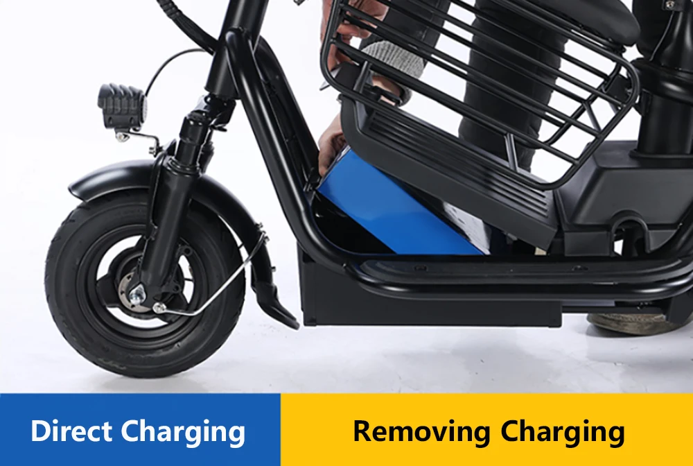 Electric Tricycle 48V 400W Mini Flash Charging Removable Lithium