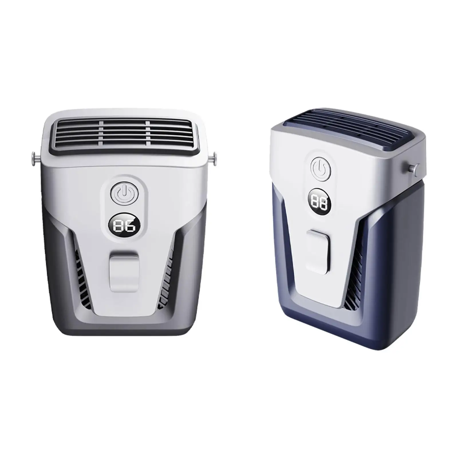 

Mini Waist Fan with Lanyard Mute 3 Speed 12000mAh Summer Mini Fan Hanging Neck Fan for Climbing Camping Cycling Sports Traveling