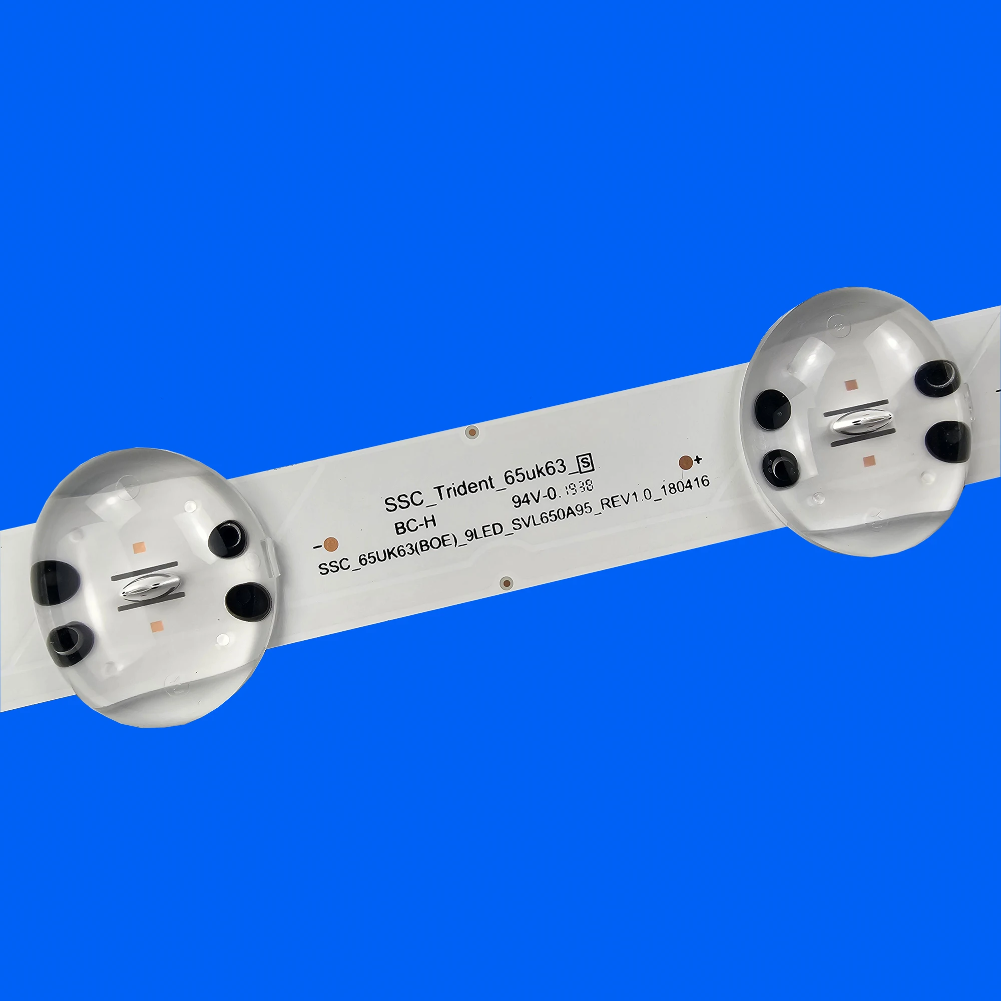 LED Backlight Strip Fo 65UK6300YVB 65UK6300 65UK6400 65UK6470PLC 65UK6400PLF 65UK6300PUE SSC_65UK63_9LED_SVL650A95 EAV64013801