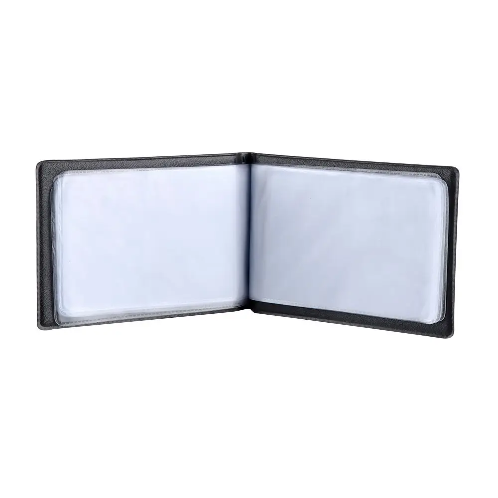 Leather Card Holder Album for Credit Card Collection
