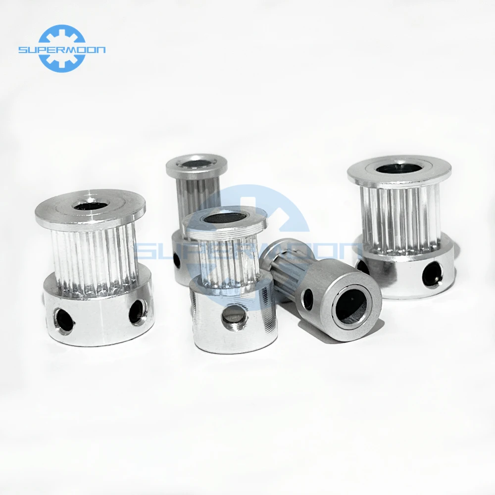 Timing Belt Pulley 2GT Pulley 14T 15T 16T 17T 18T 20Teeth GT2 Timing Belt Pulley Bore 3/3.17/4/5/6/6.35/8mm Belt Width 6/10/15mm Synchronous