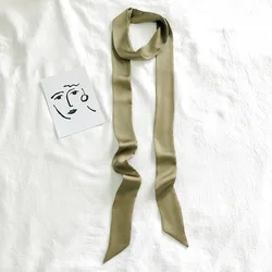 Elegant Silky Satin Hair Scarf & Fashion Accessory (Dou Lu)