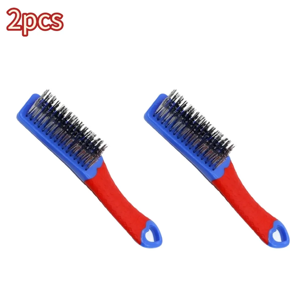 Durable Stainless Steel Wire Brush with Ergonomic Handle - Ideal
