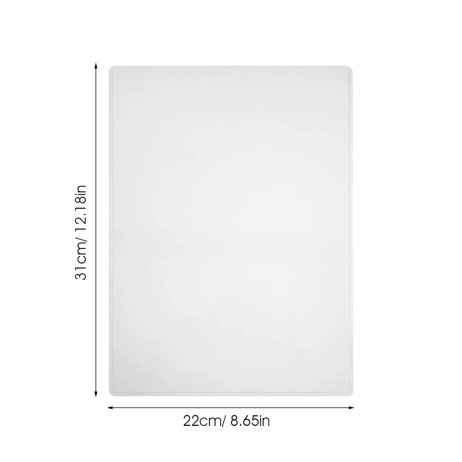 10Pcs 투명 PVC 문서 폴더 A4 용지 파일 용 방수 보호 슬리브 사무실 연구 여행 명함 보관