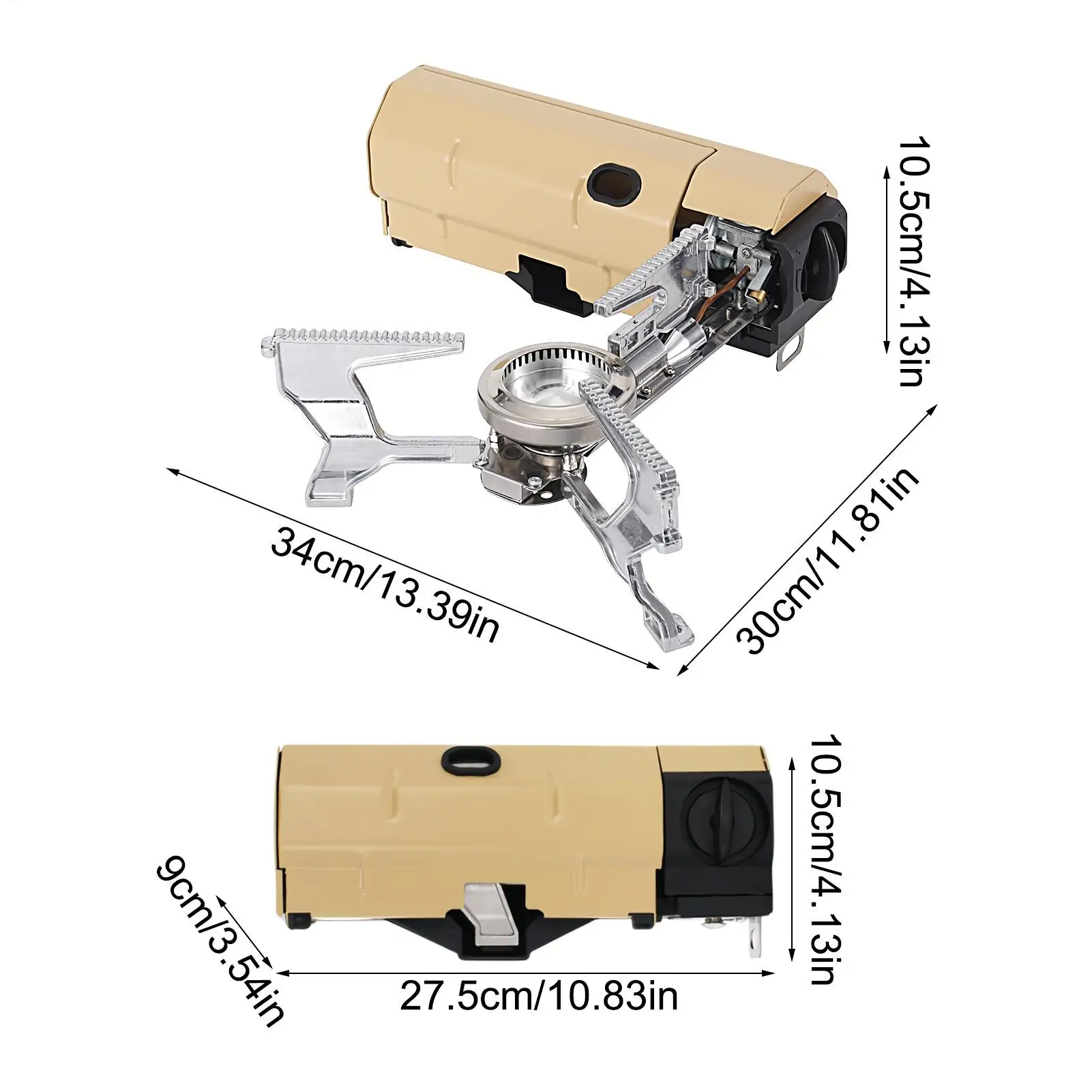 Portable Stove For Camping Backpacking Stove Burner Foldable For Backpacking Rv Survival Mountaineering Road Trip Outdoor Hiking