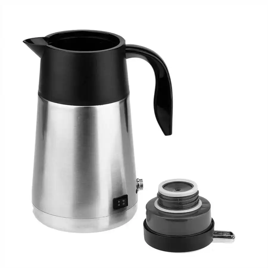 Chauffe-eau électrique portable de grande capacité, bouilloire de camion de  voiture, tasse chauffante, bouteille bouillante pour le voyage, 12V, 24V,  1000ml, 120W, 240W - AliExpress