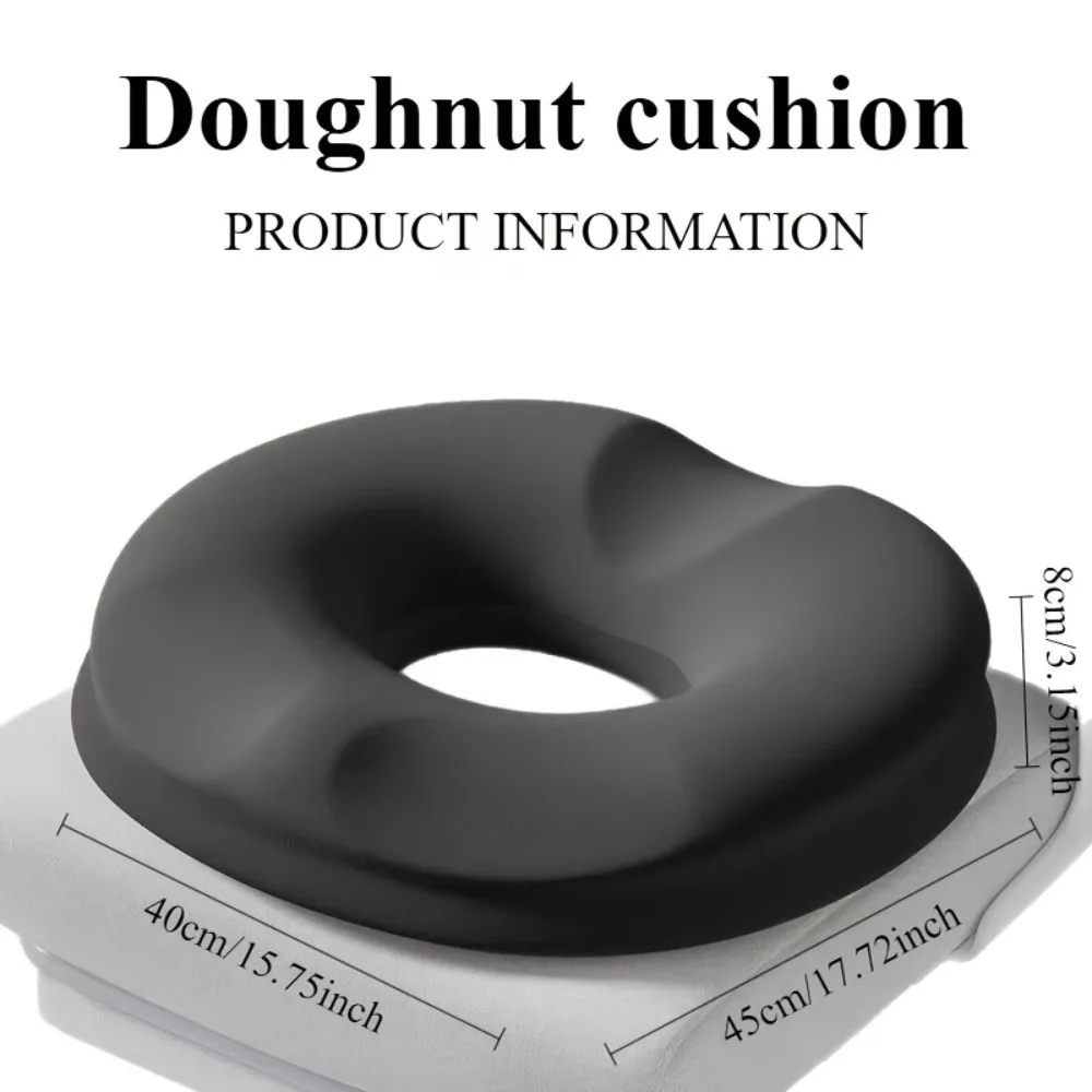 Comfort Donut Seat Cushion Sofa Hemorrhoid Memory Foam Anti Hemorrhoid Massage Tailbone Pillow Car Office Seat Cushion ﻿