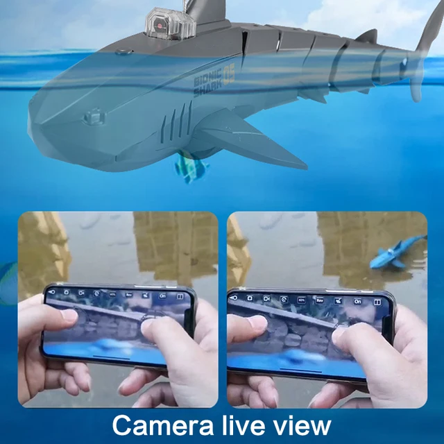 Funny RC Shark Toy Remote Control Animals Robots Bath Tub Pool Electric Toys for Kids Boys Children Cool Stuff Sharks Submarine 2
