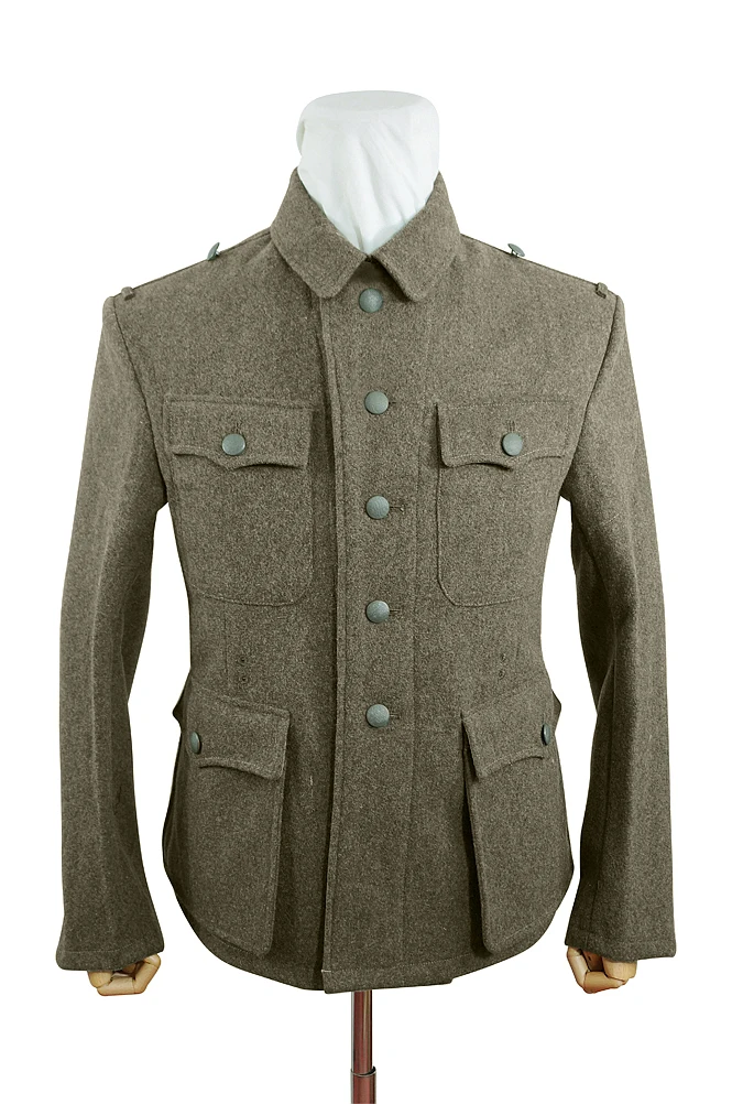 

GUWM-022 WWII German M42 Elite EM Brown wool tunic Feldbluse