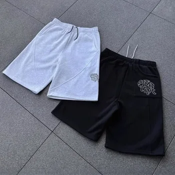 Y2K Retro Jogging Pants Streamlined Seams Street Trendy Embroidery Unisex Sweatpants Hip Hop Harajuku Streetwear Baggy Joggers 1