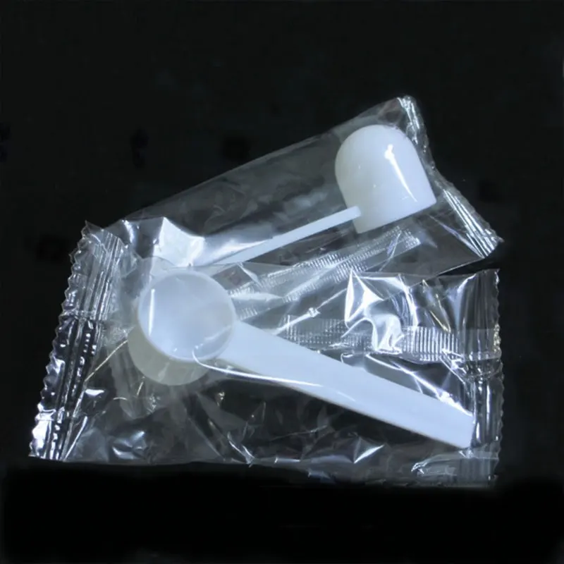 Plastic Scoop 5 Gram PP Measuring Spoon 1ML Measure Tool 600Pcs