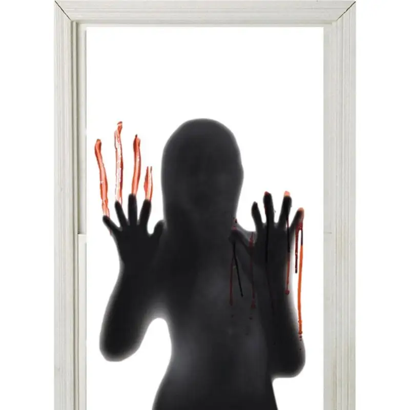 

Halloween Window Clings Self-Adhesive Spooky Stickers For Windows Halloween Decorations Window Walls And Floors Stickers