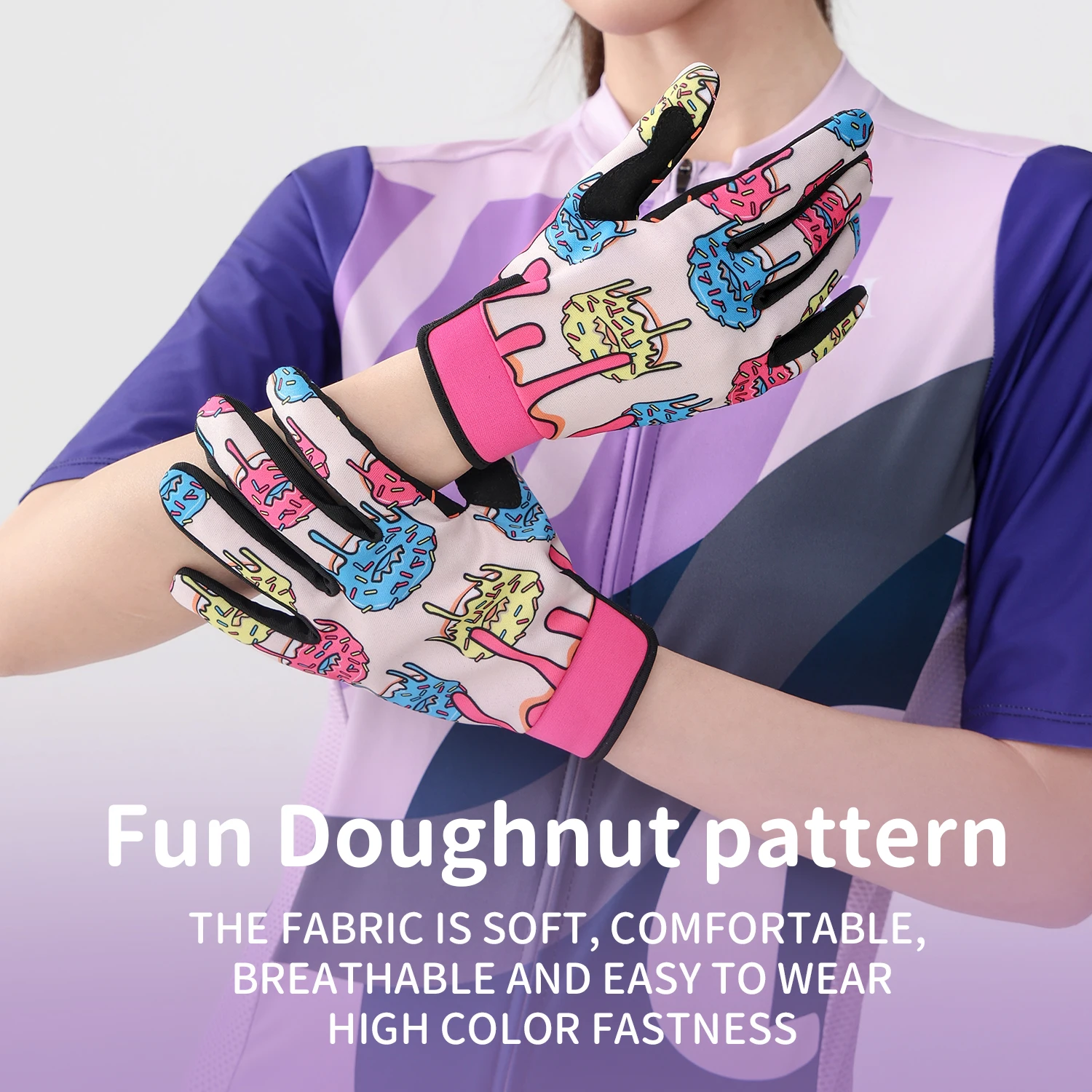 Cycling Gloves Touchscreen Full Finger Winter Gloves Waterproof Guantes Bike Skiing Motorcycle Riding Mountaineering Camping