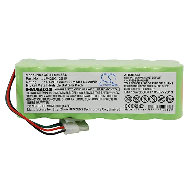 

Cameron Sino 3000mAh Battery For Tektronix TFS3031 965 DSP 78-8097-5058-7 146-0112-00 LP43SC12S1P