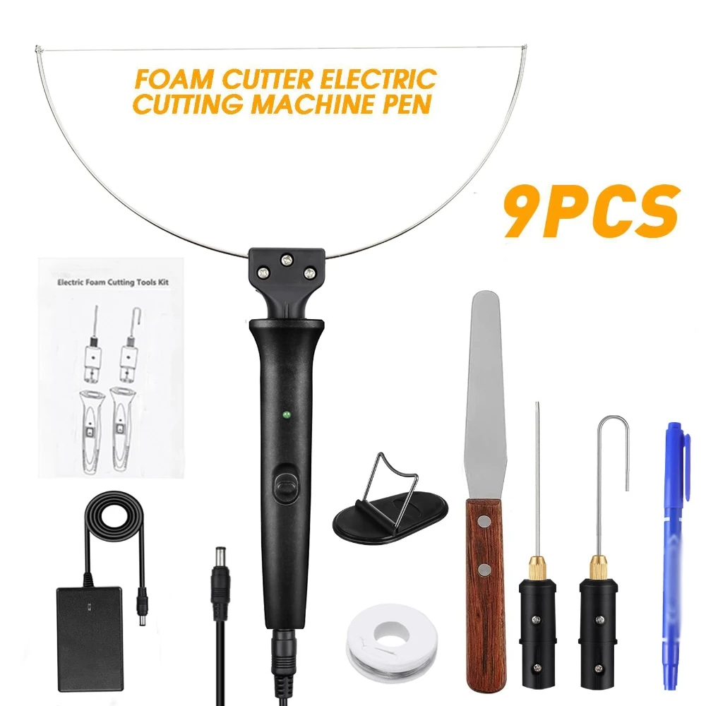 

18W Electric Foam Cutting Machine Set Hot Heated Cutting Pen for DIY Foam Sculpting Engraving Carving Art Model Fast Heating