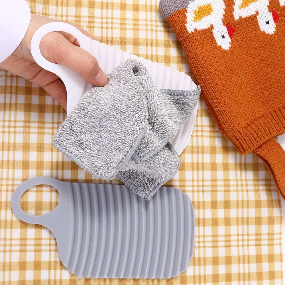 Portable Travel Thicken Mini Washboard Non Slip Laundry Accessories Board Washing Children's Clothes Socks Cleaning Tools
