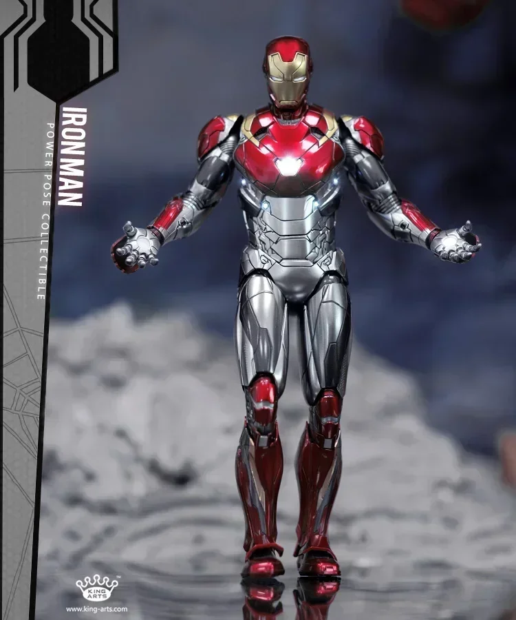 

Hot Marvel Original Iron Man Kingarts Ka 1:9 Complete Mk8 Mk9 Mk11 Mk12 Mk13 Mk14 Alloy Figure Assembled Collectible Model Toys