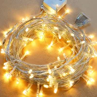 Girlanda LED łańcuchy świetlne 10m z przedłużeniem choinki dekoracje ślubne wodoodporne bajkowe oświetlenie kryty odkryty 220V lampa 3